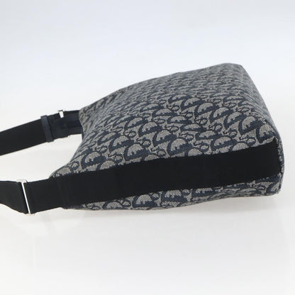 Christian Dior Vintage Trotter Shoulder Bag Canvas Navy Canvas Shoulder Bag Bag ()