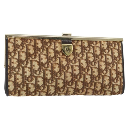 Christian Dior Vintage Trotter Pouch Diorissimo Canvas Brown Canvas Clutche & Pouche Bag ()