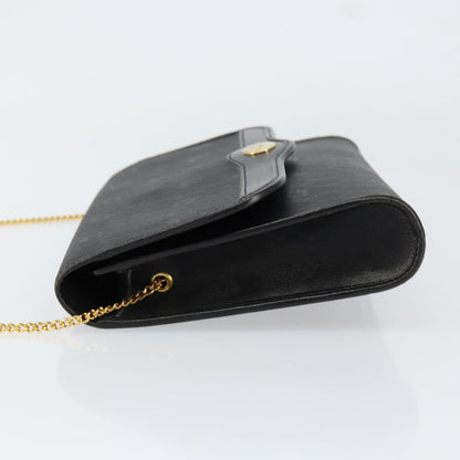 Christian Dior Vintage Honeycomb Flap Crossbody Bag Coated Canvas Black Canvas Shoulder Bag Bag ()