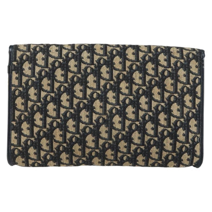 Christian Dior Vintage Cd Chain Flap Shoulder Bag Diorissimo Canvas Navy Canvas Shoulder Bag Bag ()