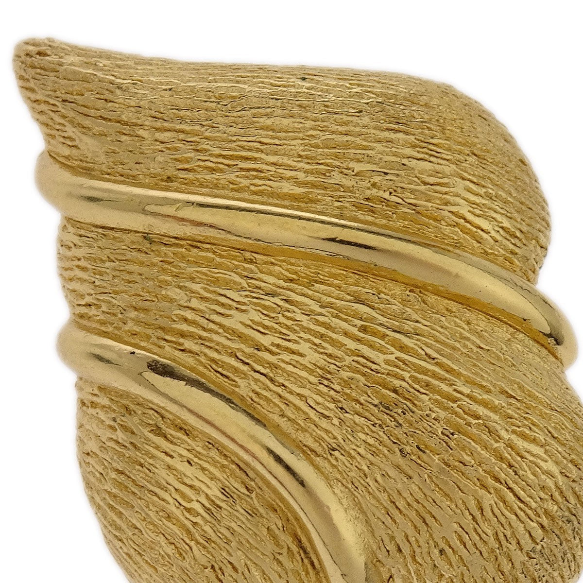 Christian Dior Vintage Clip-On Earrings Metal Gold Gold_Plated Earrings Jewelry ()