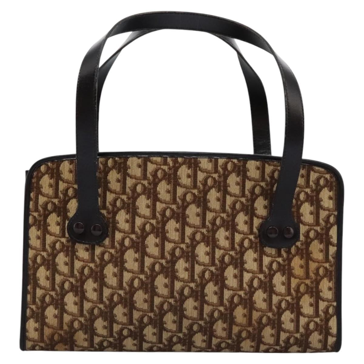 Christian Dior Trotter Canvas Brown Canvas Handbag ()