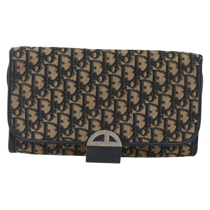Christian Dior Vintage Trotter Flap Shoulder Bag Diorissimo Canvas Navy Canvas Shoulder Bag Bag ()