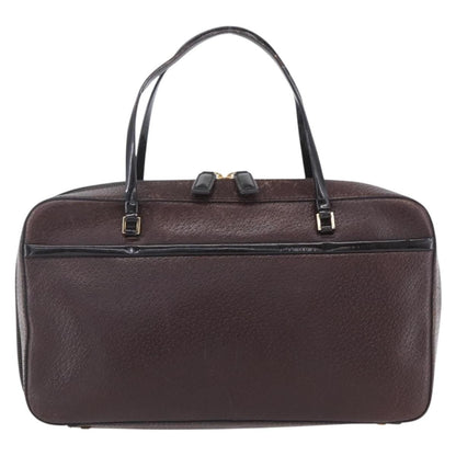 Christian Dior Vintage Cd Handbag Leather Brown Leather Handbag ()