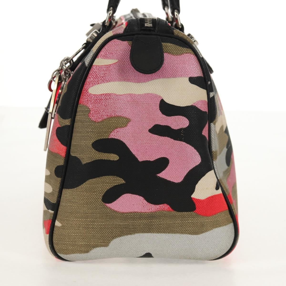 Christian Dior Polochon Satchel Limited Edition Anselm Reyle Camouflage Canvas Multicolour Canvas Travel Bag Bag ()