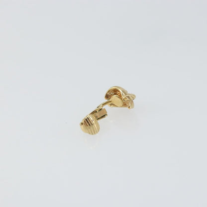Christian Dior Vintage Clip-On Earrings Metal Gold Gold_Plated Earrings Jewelry ()