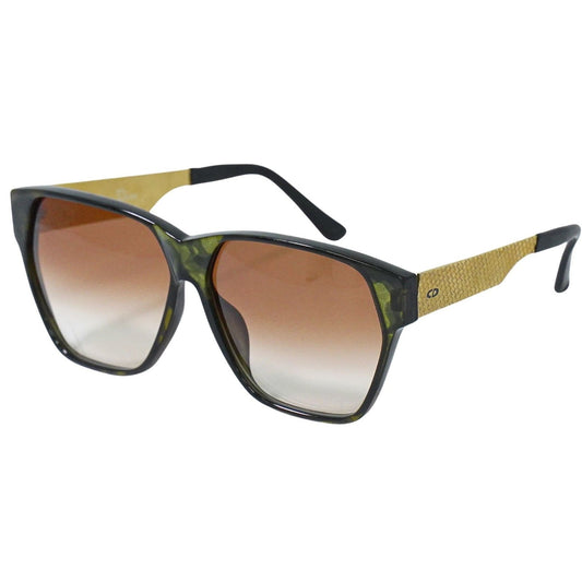 Christian Dior Logo Cd Sunglasses Plastic Khaki Plastic Sunglasse Accessory ()