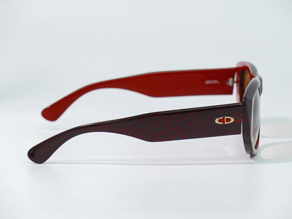 Christian Dior Logo Cd Sunglasses Plastic Red Plastic Sunglasse Accessory ()