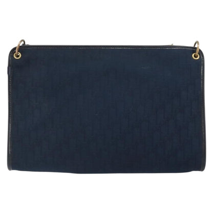Christian Dior Vintage Cd Trotter Shoulder Bag Canvas Navy Canvas Shoulder Bag Bag ()