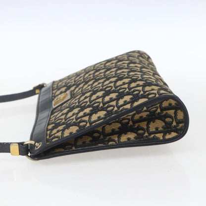 Christian Dior Vintage Trotter Shoulder Bag Canvas Navy Canvas Shoulder Bag Bag ()