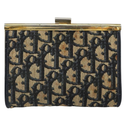 Christian Dior Vintage Frame Clutch Diorissimo Canvas Navy Canvas Clutche & Pouche Bag ()