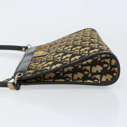 Christian Dior Vintage Trotter Shoulder Bag Canvas Navy Canvas Shoulder Bag Bag ()
