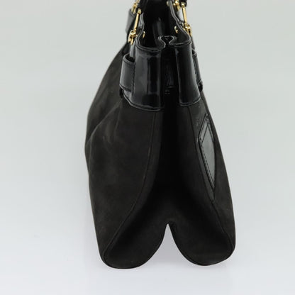 Christian Dior Vintage Trotter Horizontal Tote Canvas Black Canvas Bag ()