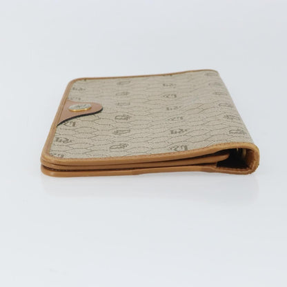 Christian Dior Vintage Honeycomb Clutch Canvas Beige Canvas Clutche & Pouche Bag ()