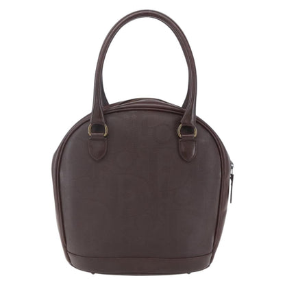 Christian Dior Vintage Trotter Handbag Canvas Brown Pvc Handbag ()