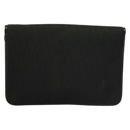 Christian Dior Vintage Trotter Pouch Diorissimo Canvas Black Canvas Clutche & Pouche Bag ()
