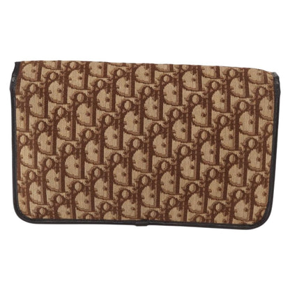 Christian Dior Vintage Trotter Shoulder Bag Canvas Beige Canvas Shoulder Bag Bag ()