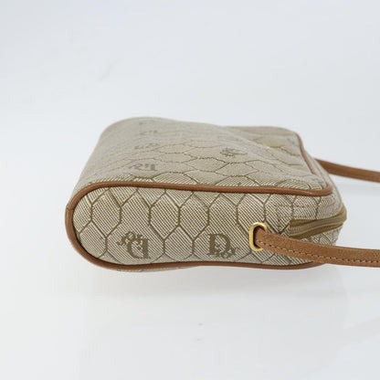 Christian Dior Vintage Honeycomb Shoulder Bag Canvas Beige Canvas Shoulder Bag Bag ()