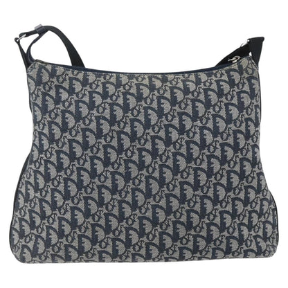 Christian Dior Vintage Trotter Shoulder Bag Canvas Navy Canvas Shoulder Bag Bag ()