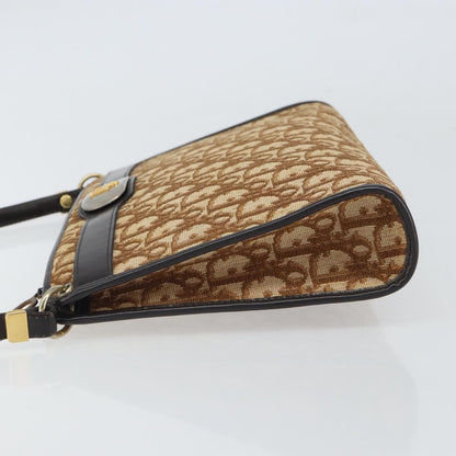Christian Dior Vintage Trotter Shoulder Bag Canvas Beige Canvas Shoulder Bag Bag ()