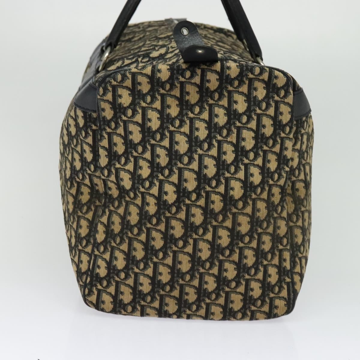 Christian Dior Vintage Trotter Boston Bag Diorissimo Canvas Navy Canvas Travel Bag Bag ()