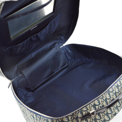 Christian Dior Vintage Trotter Handbag Canvas Navy Canvas Handbag ()