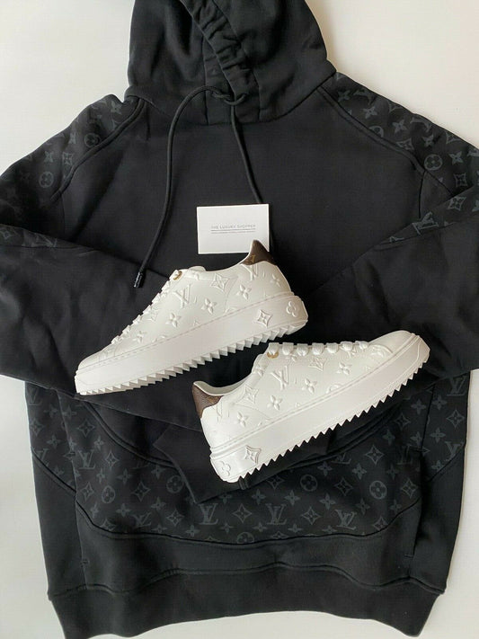 Louis Vuitton Monogram Circle Cut Hoodie Black