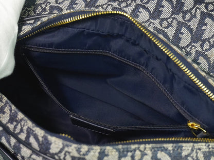 Christian Dior Trotter Shoulder Bag Canvas Gray Canvas Shoulder Bag Bag ()