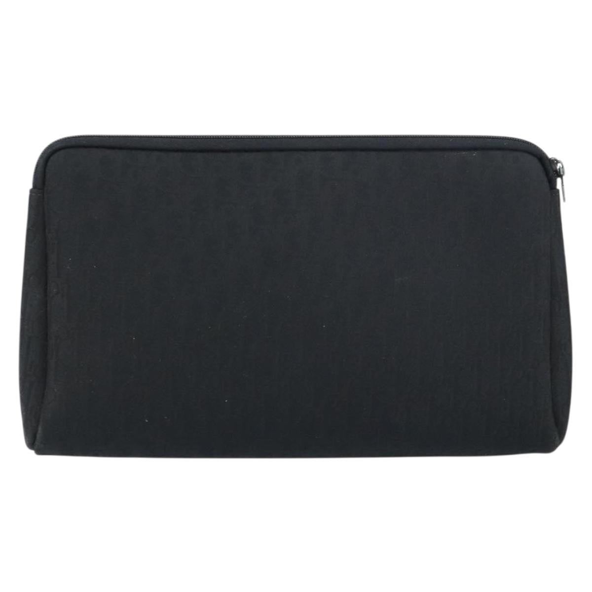 Christian Dior Trotter Pouch Canvas Black Canvas Clutche & Pouche Bag ()