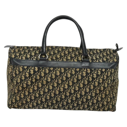 Christian Dior Vintage Trotter Boston Bag Diorissimo Canvas Navy Canvas Travel Bag Bag ()