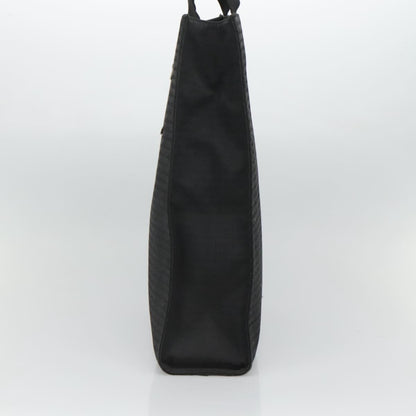 Christian Dior Vintage Tote Canvas Black Canvas Tote Bag Bag ()