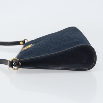 Christian Dior Vintage Cd Trotter Shoulder Bag Canvas Navy Canvas Shoulder Bag Bag ()
