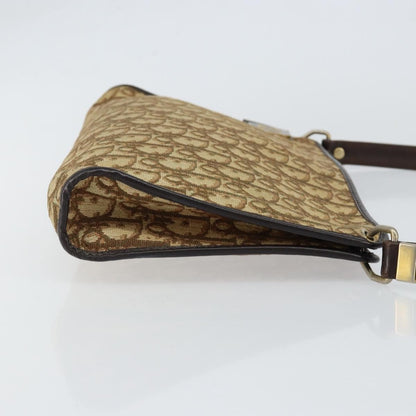 Christian Dior Vintage Trotter Shoulder Bag Canvas Beige Canvas Shoulder Bag Bag ()