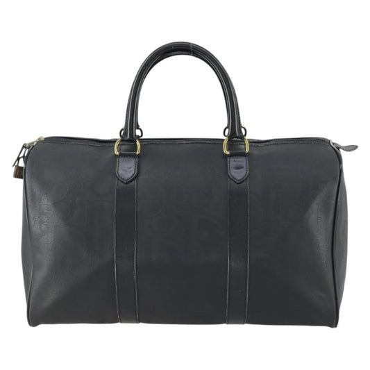 Christian Dior Vintage Trotter Boston Bag Pvc Black Pvc Travel Bag Bag ()