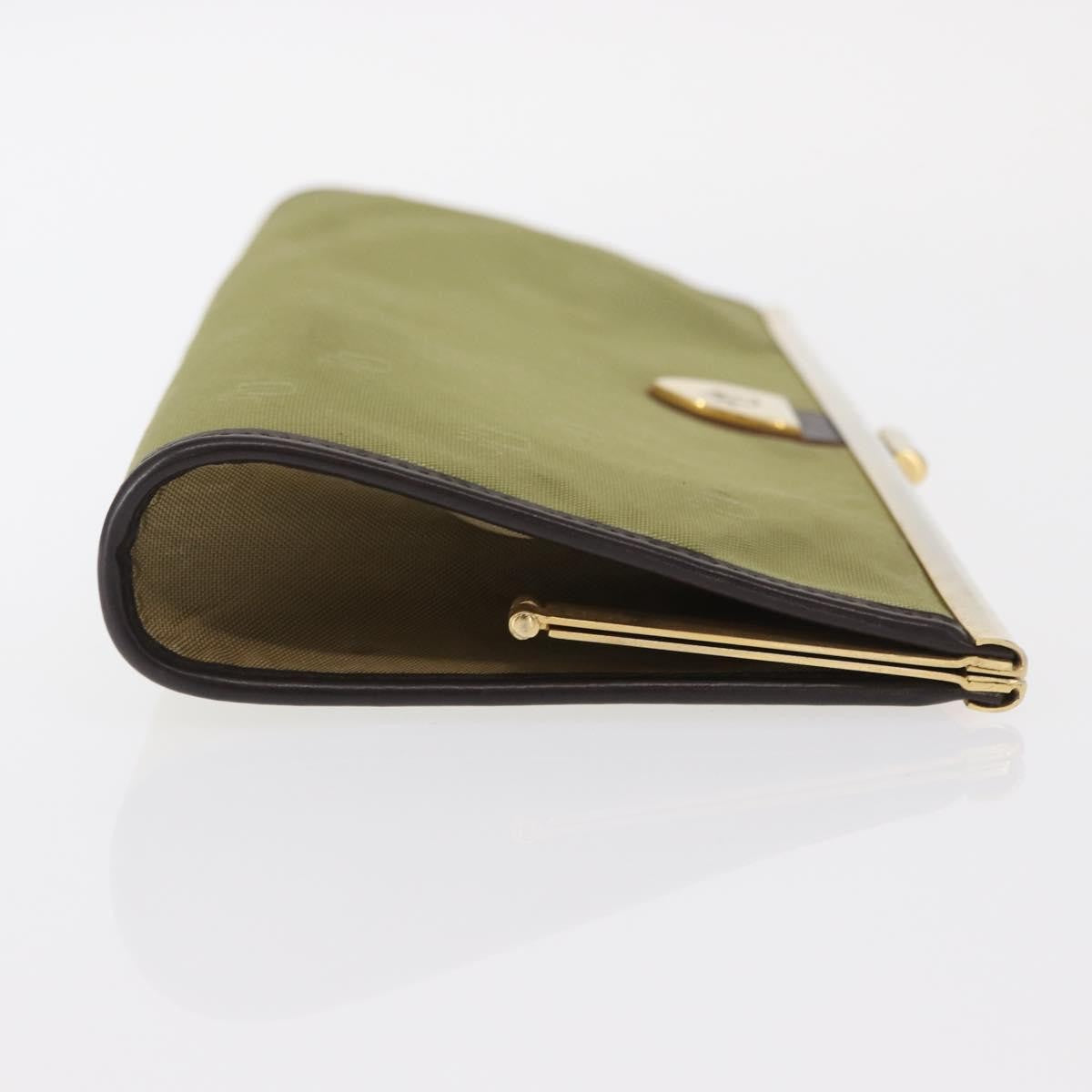 Christian Dior Trotter Pouch Canvas Green Canvas Clutche & Pouche Bag ()