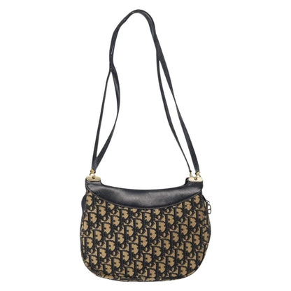 Christian Dior Vintage Trotter Shoulder Bag Canvas Navy Canvas Shoulder Bag Bag ()