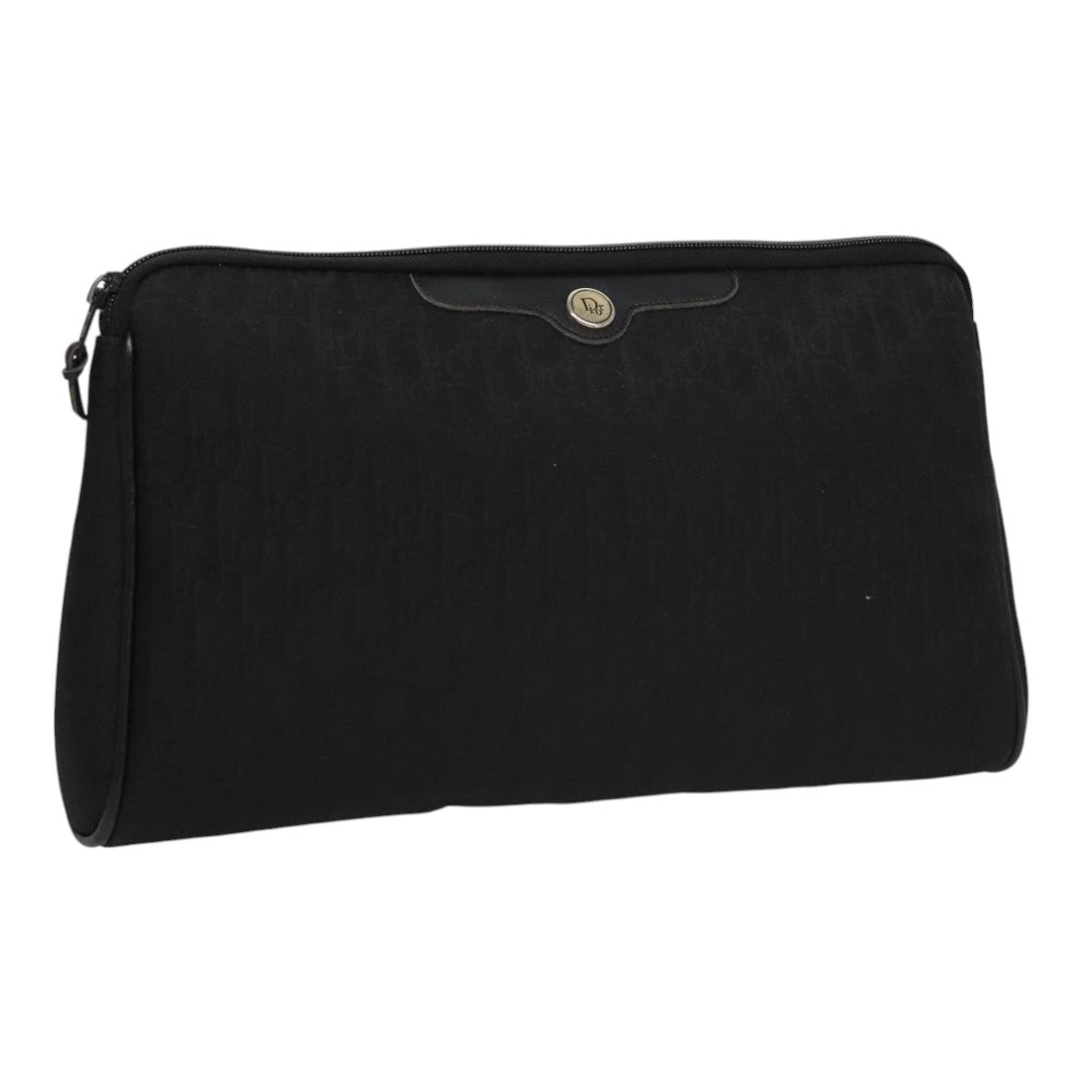 Christian Dior Trotter Pouch Canvas Black Canvas Clutche & Pouche Bag ()