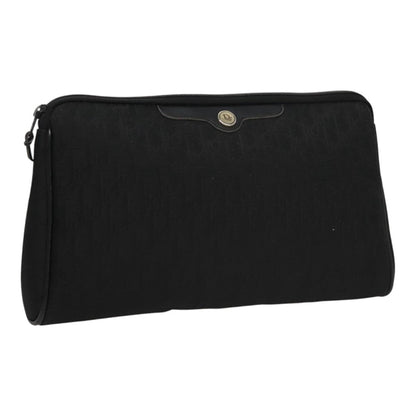 Christian Dior Trotter Pouch Canvas Black Canvas Clutche & Pouche Bag ()