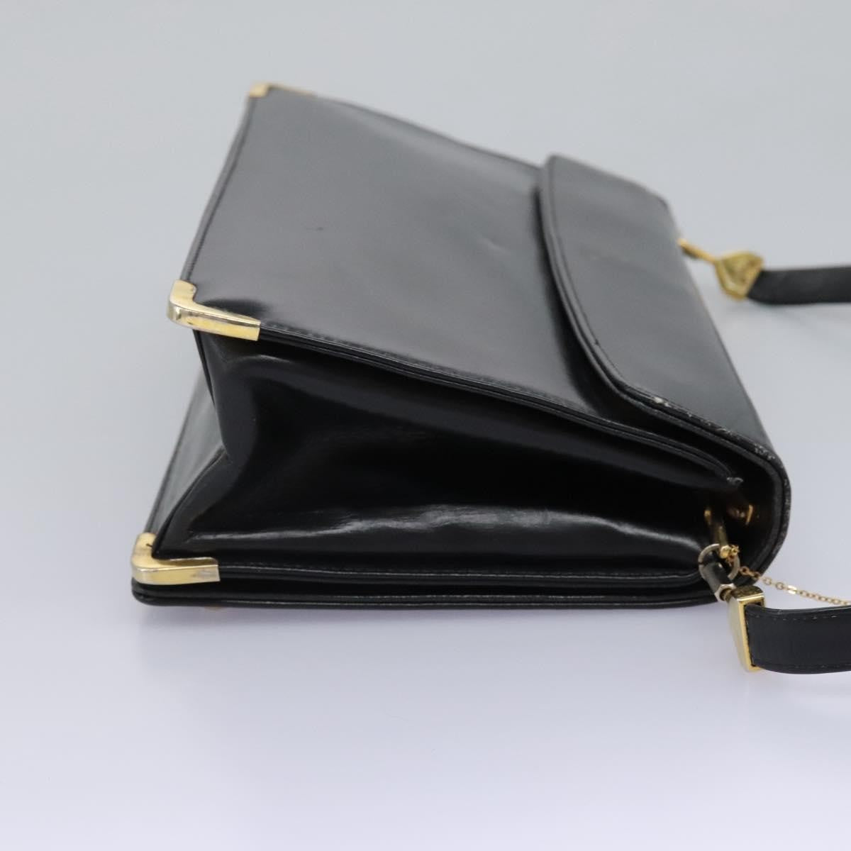 Christian Dior Vintage Shoulder Bag Leather Black Leather Shoulder Bag Bag ()