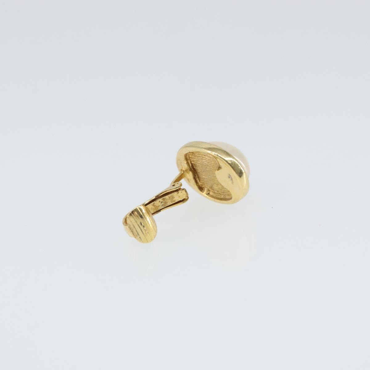 Christian Dior Vintage Clip-On Earrings Metal Gold Metal Earrings Jewelry ()