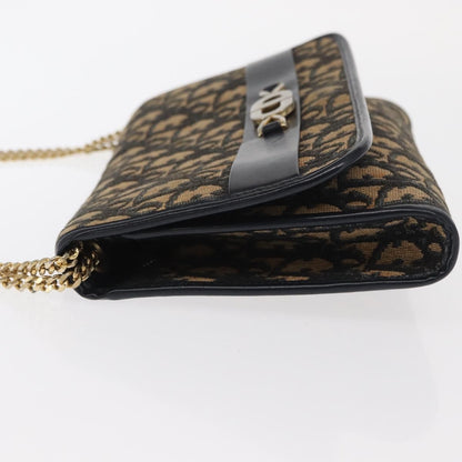 Christian Dior Vintage Cd Trotter Shoulder Bag Canvas Navy Canvas Shoulder Bag Bag ()