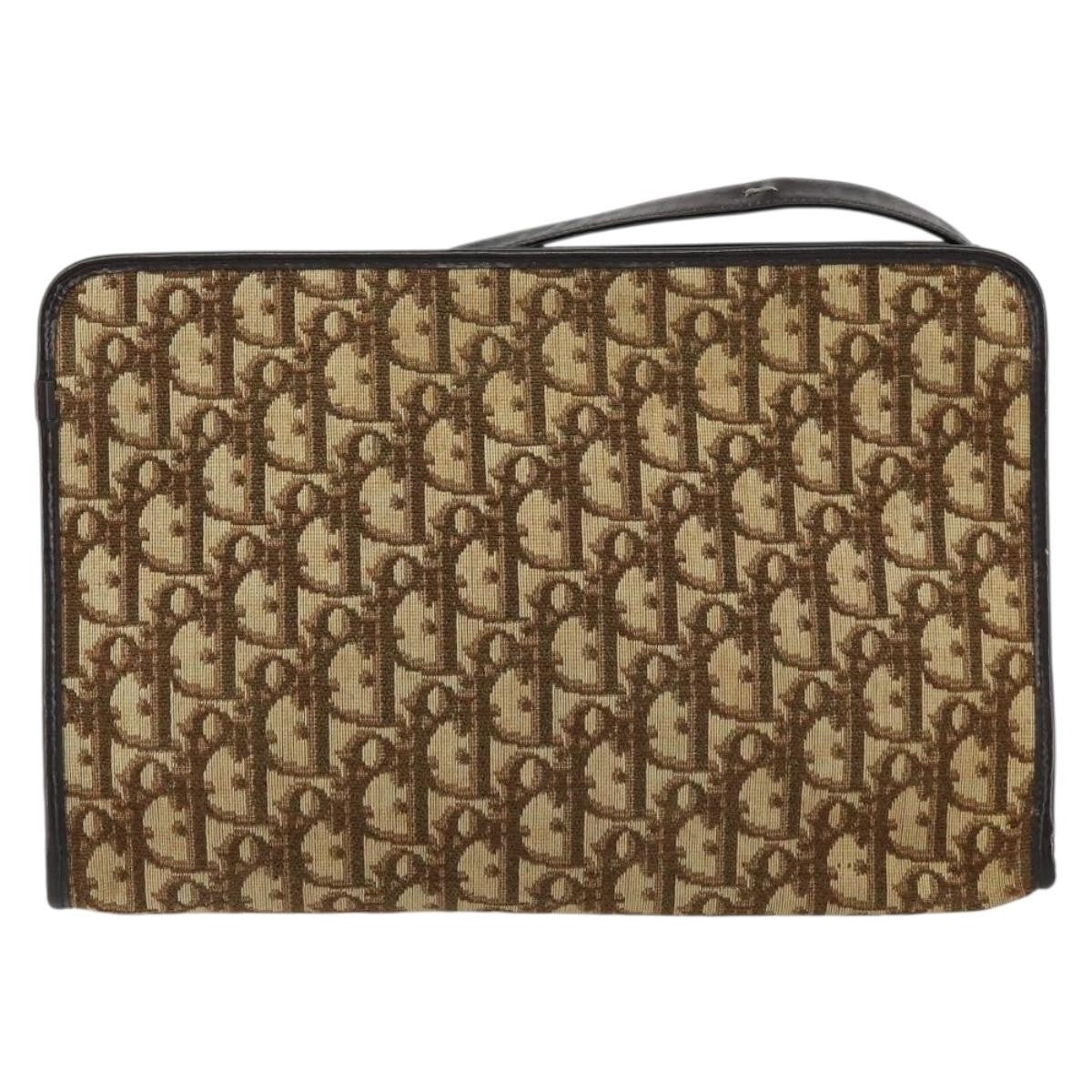 Christian Dior Trotter Shoulder Bag Canvas Beige Canvas Shoulder Bag Bag ()