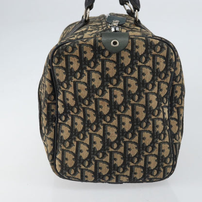 Christian Dior Vintage Trotter Boston Bag Canvas Navy Canvas Travel Bag Bag ()