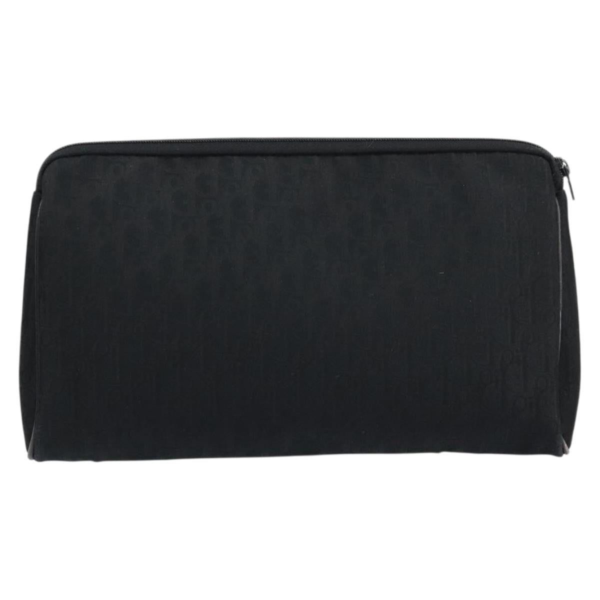 Christian Dior Trotter Pouch Diorissimo Canvas Black Canvas Clutche & Pouche Bag ()