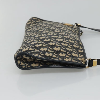 Christian Dior Vintage Cd Trotter Shoulder Bag Canvas Navy Canvas Shoulder Bag Bag ()