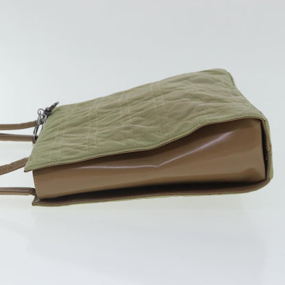 Christian Dior Vintage Tote Cannage Quilt Nylon Beige Nylon Tote Bag Bag ()