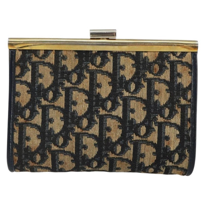 Christian Dior Vintage Frame Clutch Diorissimo Canvas Navy Canvas Clutche & Pouche Bag ()