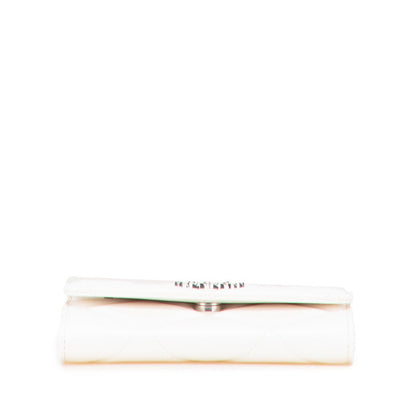 Chanel CHANEL19 Matelassé Lambskin Trifold Wallet