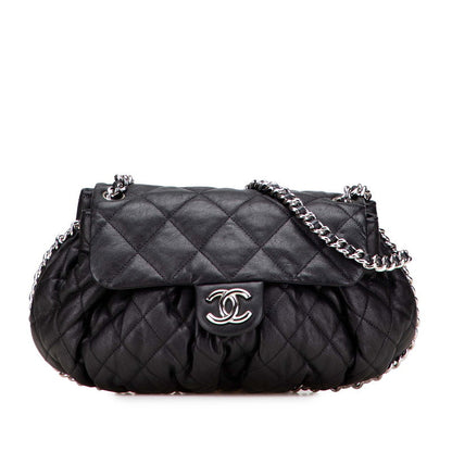 Chanel Chain Around Matelasse Lambskin Shoulder Bag