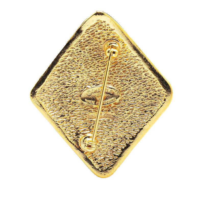 Chanel Gold Plated Coco Mark Brooch